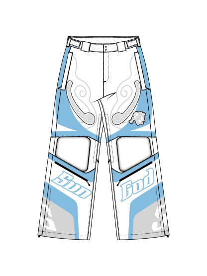 "SUN GOD" Ski Pants-Coordom