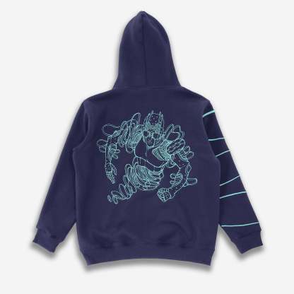 Stone Free Embroidery Hoodie-Coordom