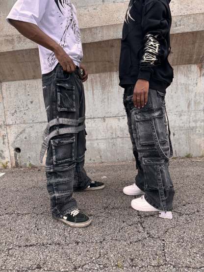 "Maria Wall" Cargo Pants-Coordom