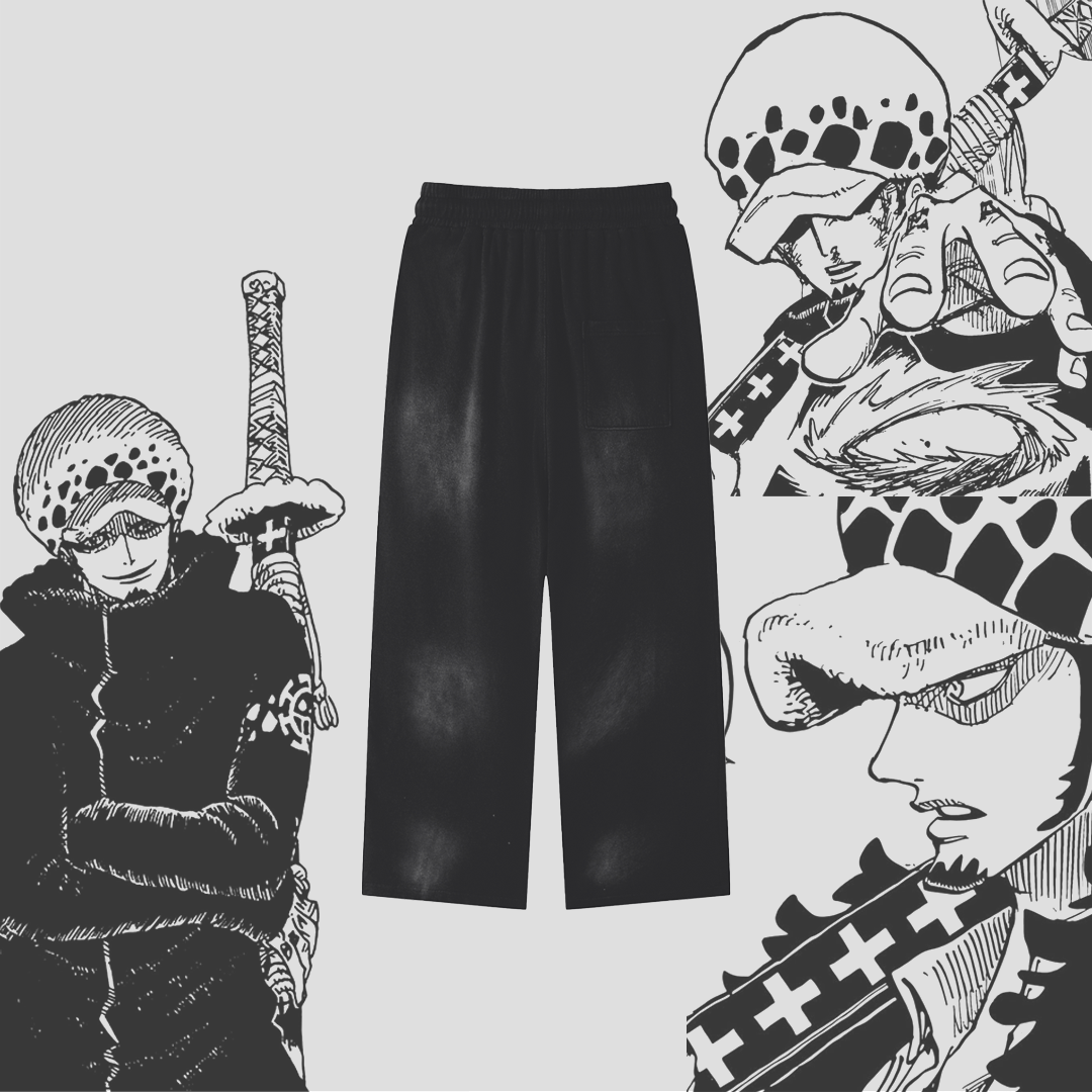 Death Surgeon Blackberry Sweats|Anime Streetwear Baggy Pants-Coordom