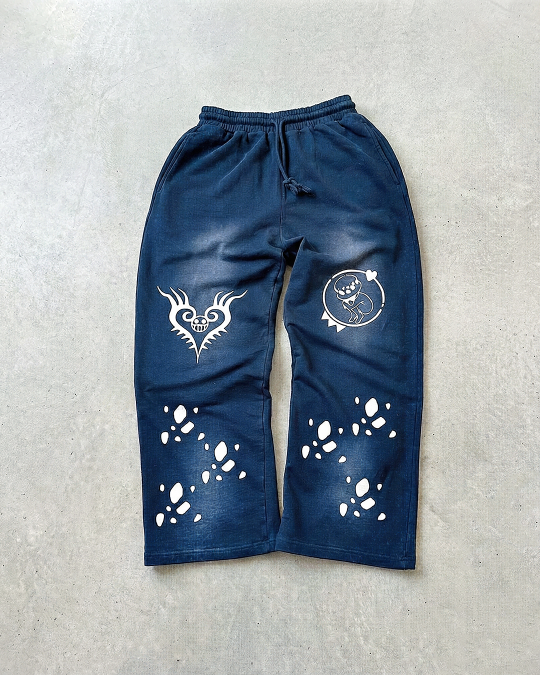 Death Surgeon Blueberry Sweats|Anime Streetwear Baggy Pants-Coordom