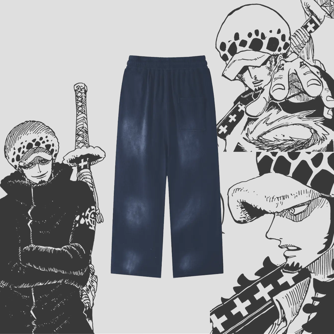 Death Surgeon Blueberry Sweats|Anime Streetwear Baggy Pants-Coordom