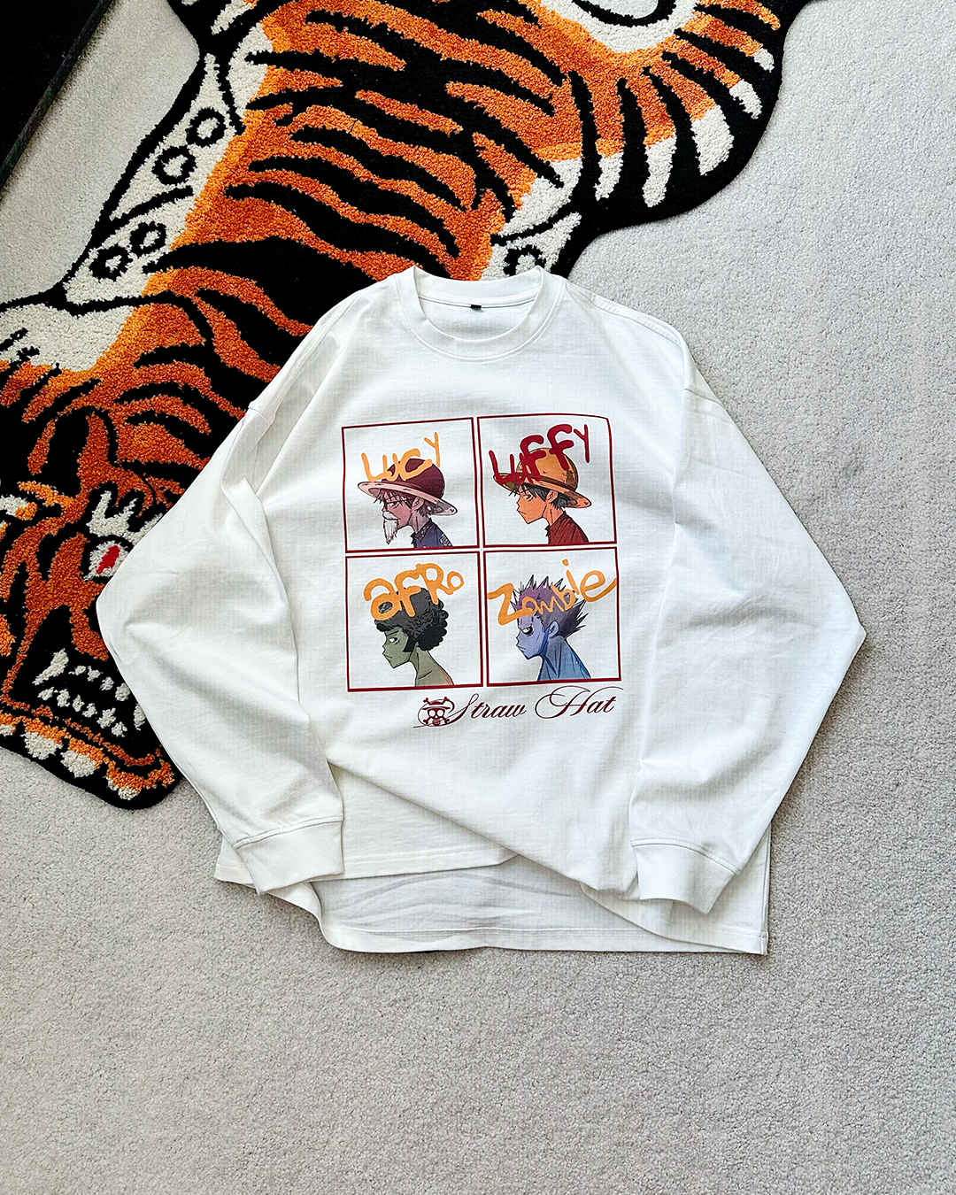 Captain 4-Panel White Long Sleeve-Coordom