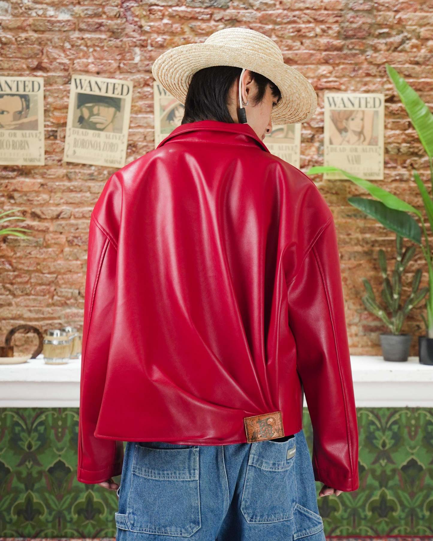 Captain Faux Leather Jacket-Coordom