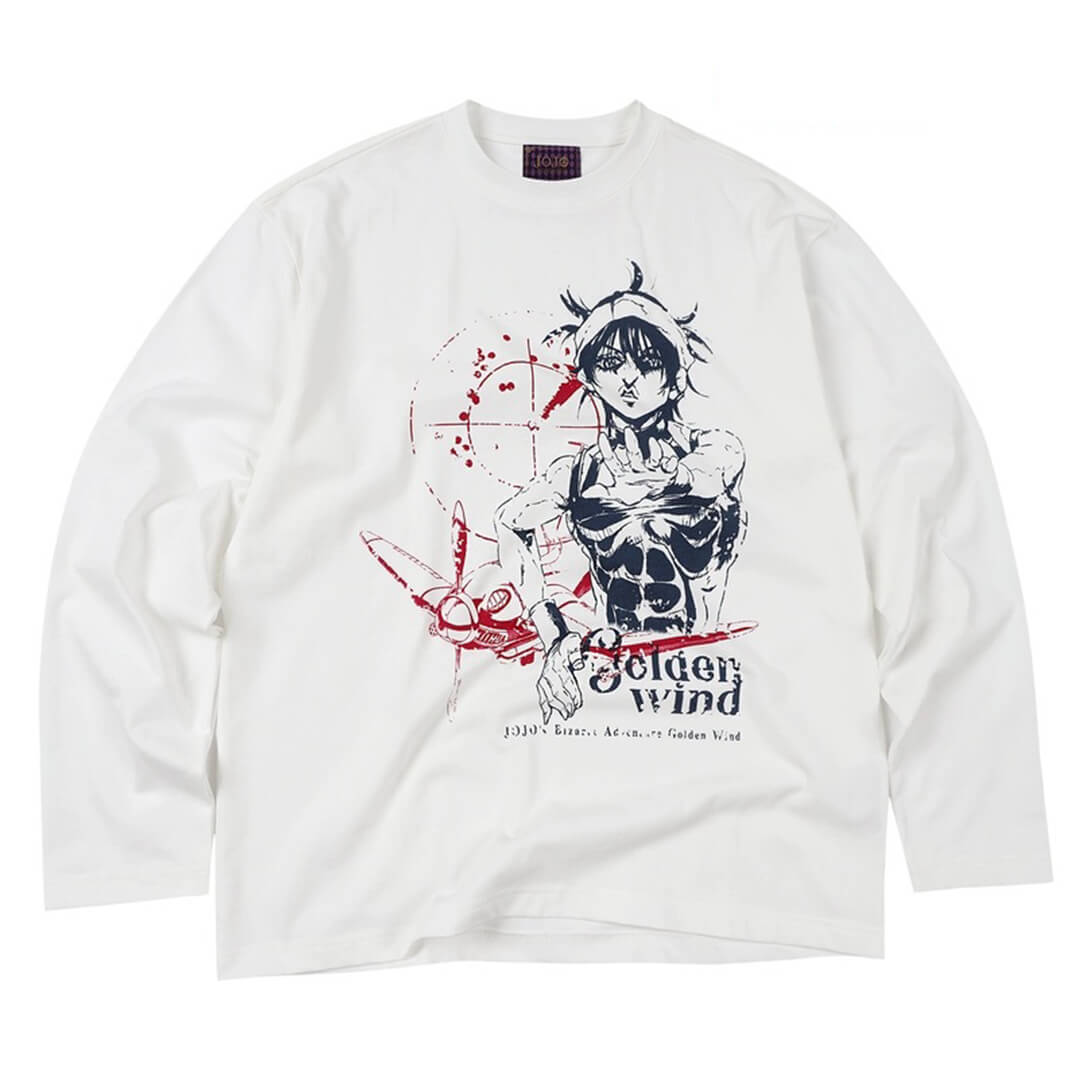 JOJO  Character Print Long Sleeve Tee-Coordom