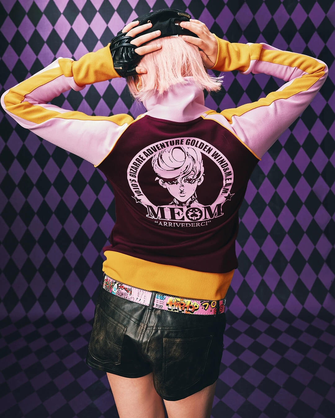 JOJO  Color Block High Neck Track Jacket-Coordom