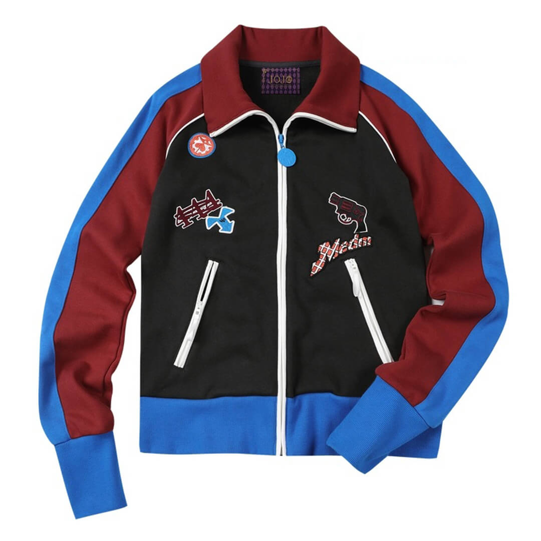 JOJO  Color Block High Neck Track Jacket-Coordom