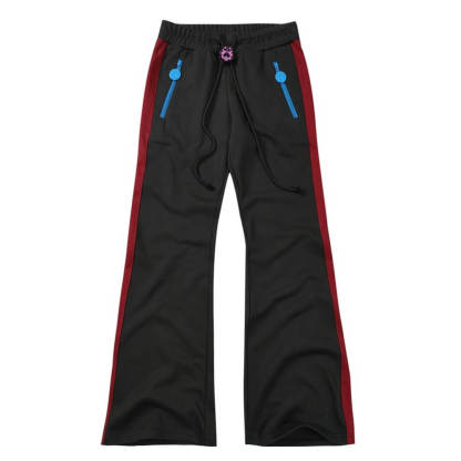 JOJO  Color Block Side Stripe Track Pants-Coordom