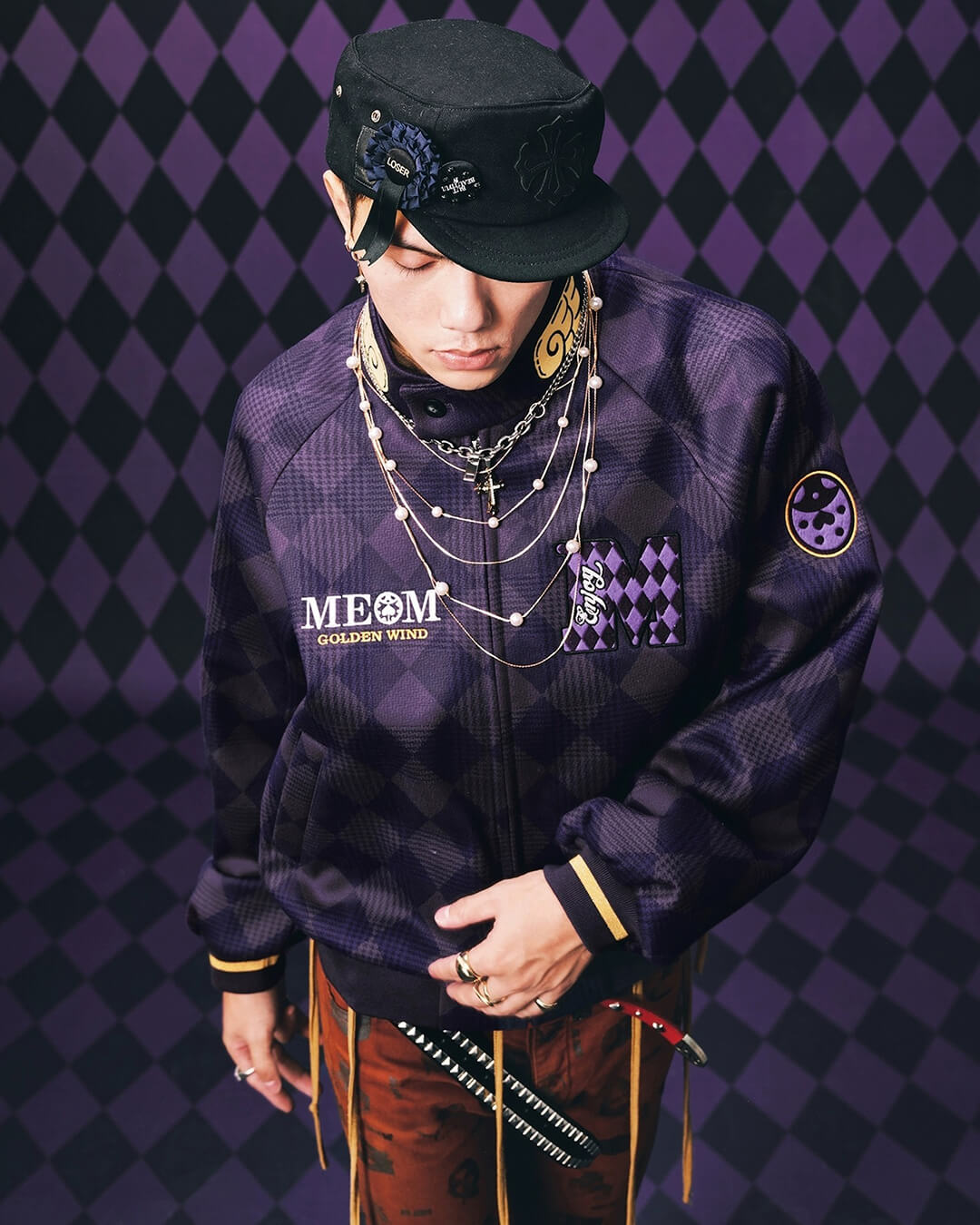 JOJO  Diamond Plaid Harrington Jacket-Coordom