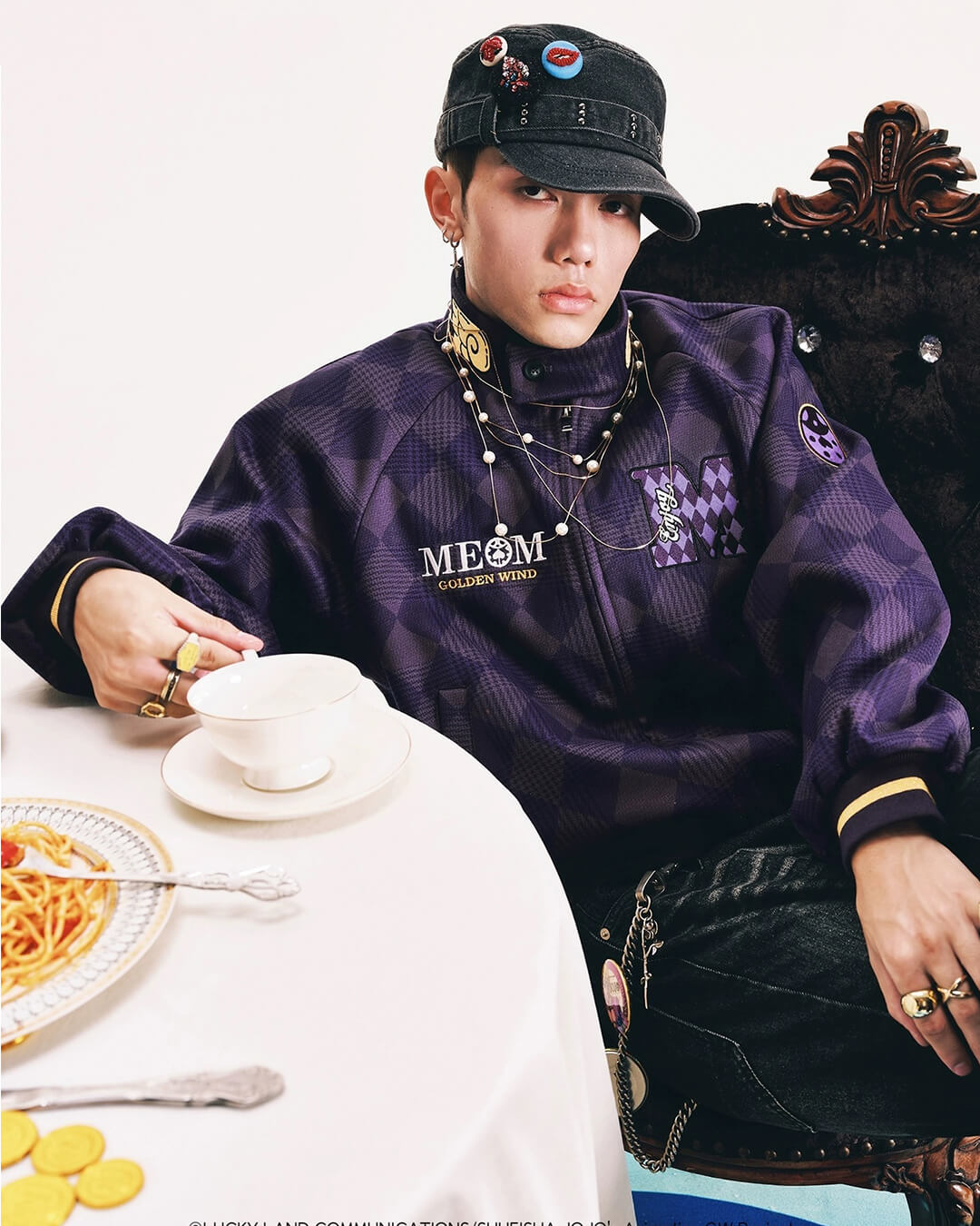 JOJO  Diamond Plaid Harrington Jacket-Coordom