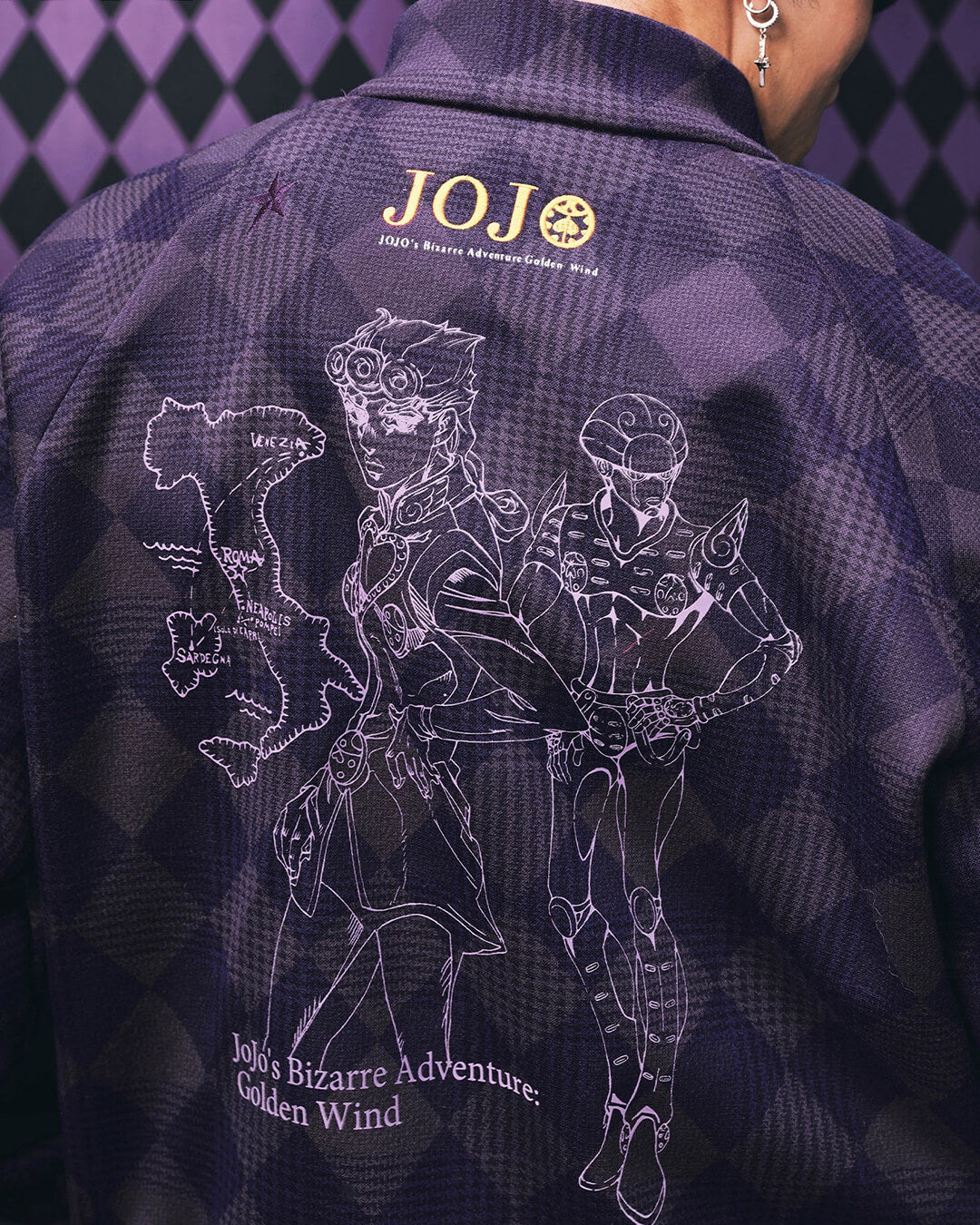 JOJO  Diamond Plaid Harrington Jacket-Coordom