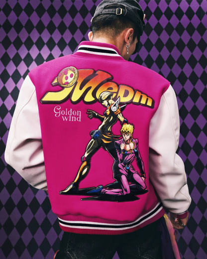 JOJO  Embroidered Patch Varsity Jacket-Coordom