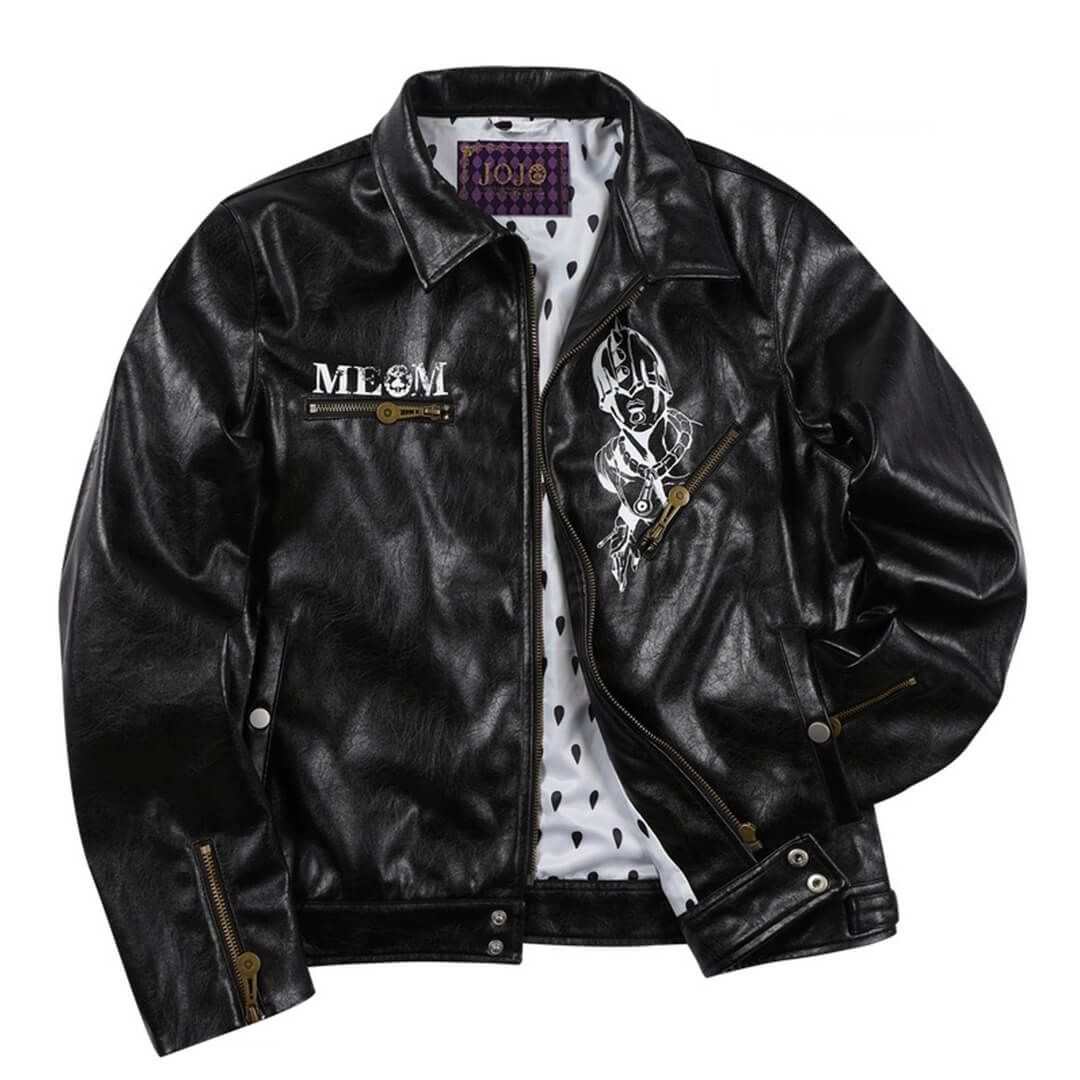 JOJO  PU Leather Biker Jacket-Coordom