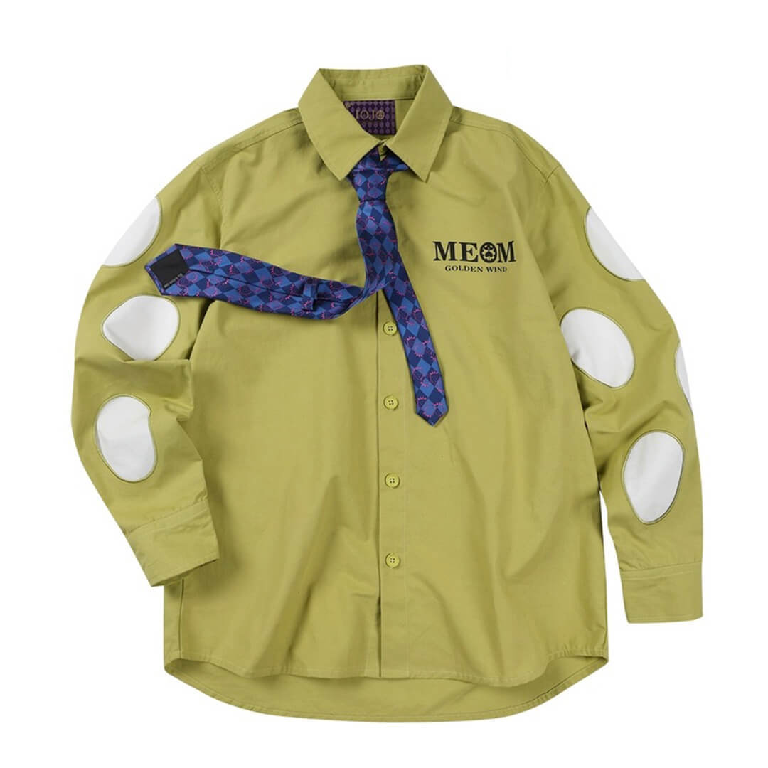 JOJO  Patchwork Long Sleeve Shirt-Coordom