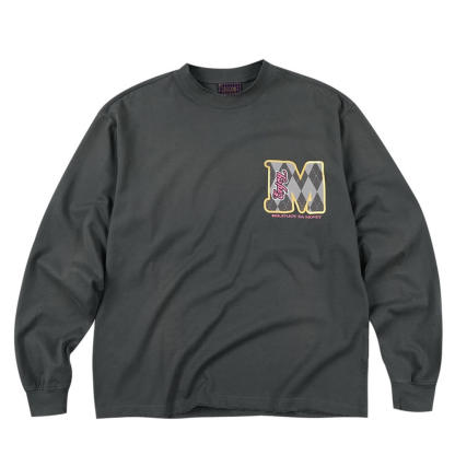 JOJO  Washed Distressed Character Print Long Sleeve Tee-Coordom