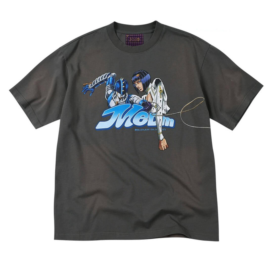 JOJO  Washed Distressed Character Print Tee-Coordom