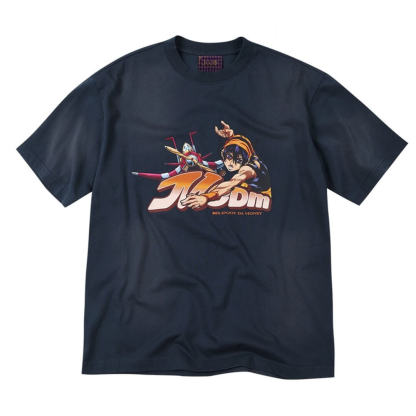 JOJO  Washed Distressed Character Print Tee-Coordom