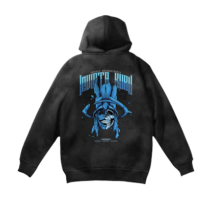 God of Death Hoodie - Acid Wash-Coordom