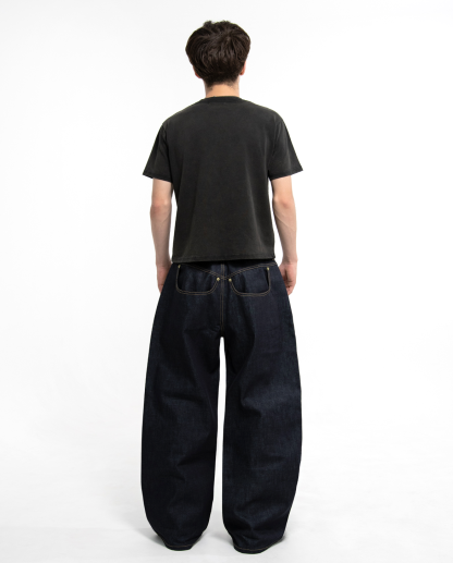 MENES Janome Raw Baggy Jeans - Indigo-Coordom