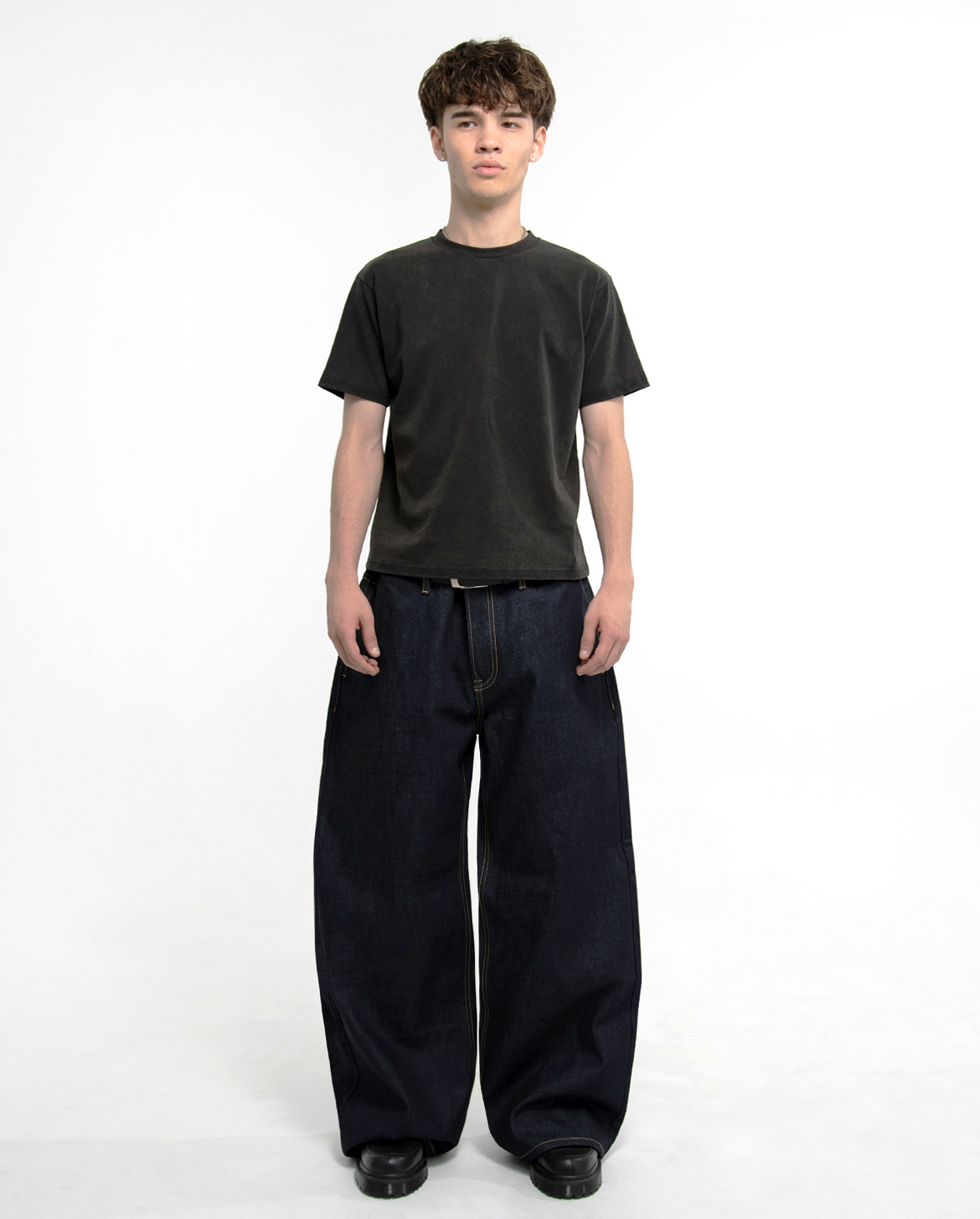 MENES Janome Raw Baggy Jeans - Indigo-Coordom