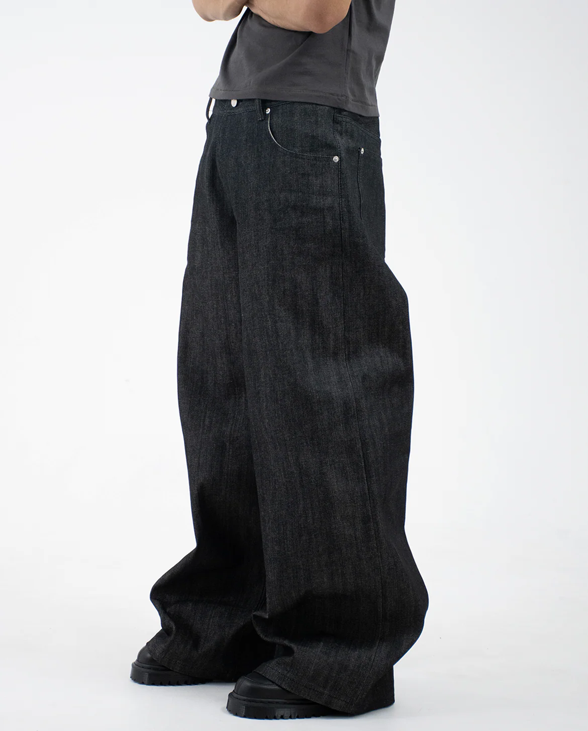 OKAYAMA RAW SELVEDGE BAGGY JEANS-Coordom