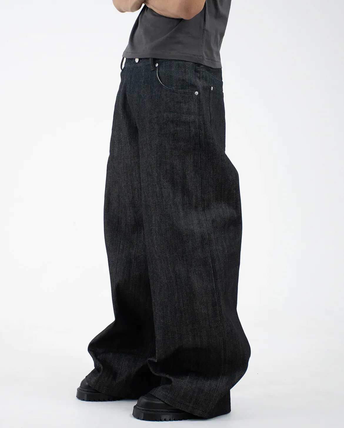 OKAYAMA RAW SELVEDGE BAGGY JEANS-Coordom