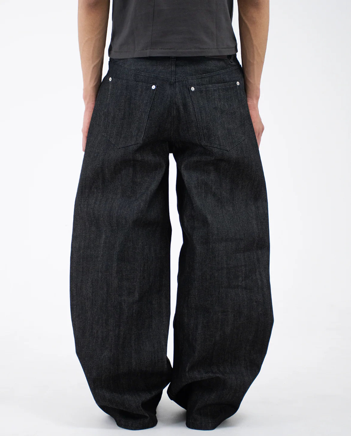 OKAYAMA RAW SELVEDGE BAGGY JEANS-Coordom