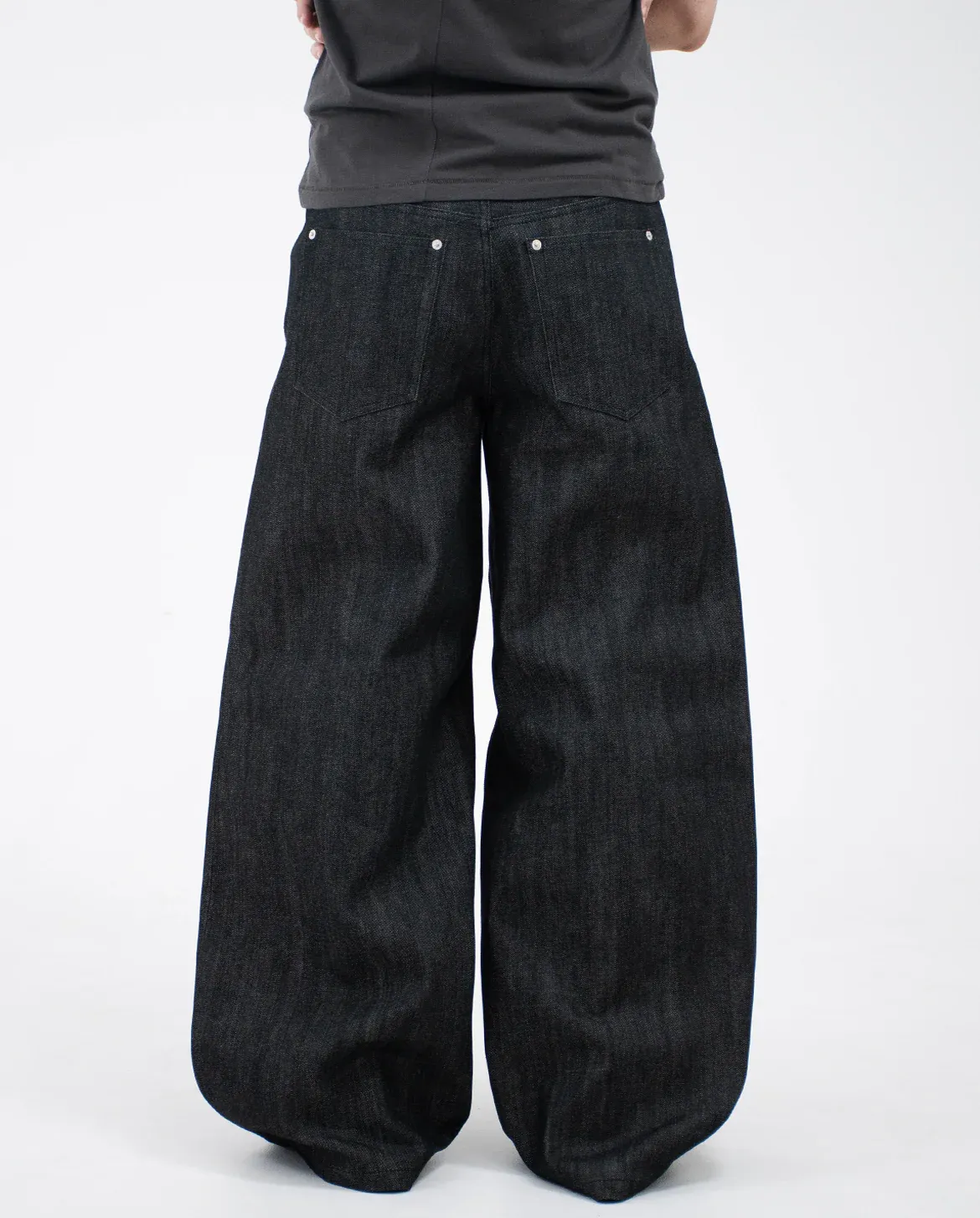 OKAYAMA RAW SELVEDGE BAGGY JEANS-Coordom
