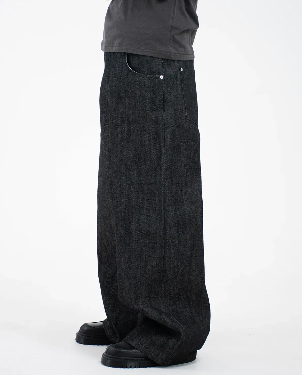 OKAYAMA RAW SELVEDGE BAGGY JEANS-Coordom