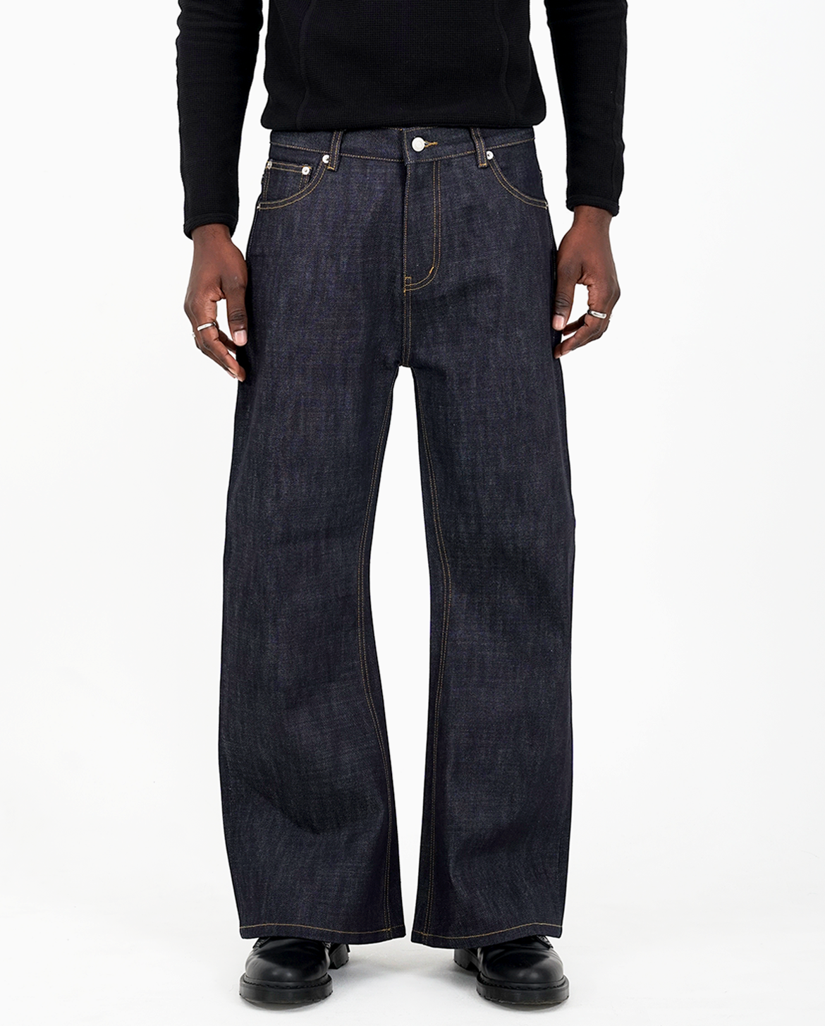MENES Raw Selvedge Bootcut Jeans - Indigo | Restock: April 11, 8:00 PM JST-Coordom