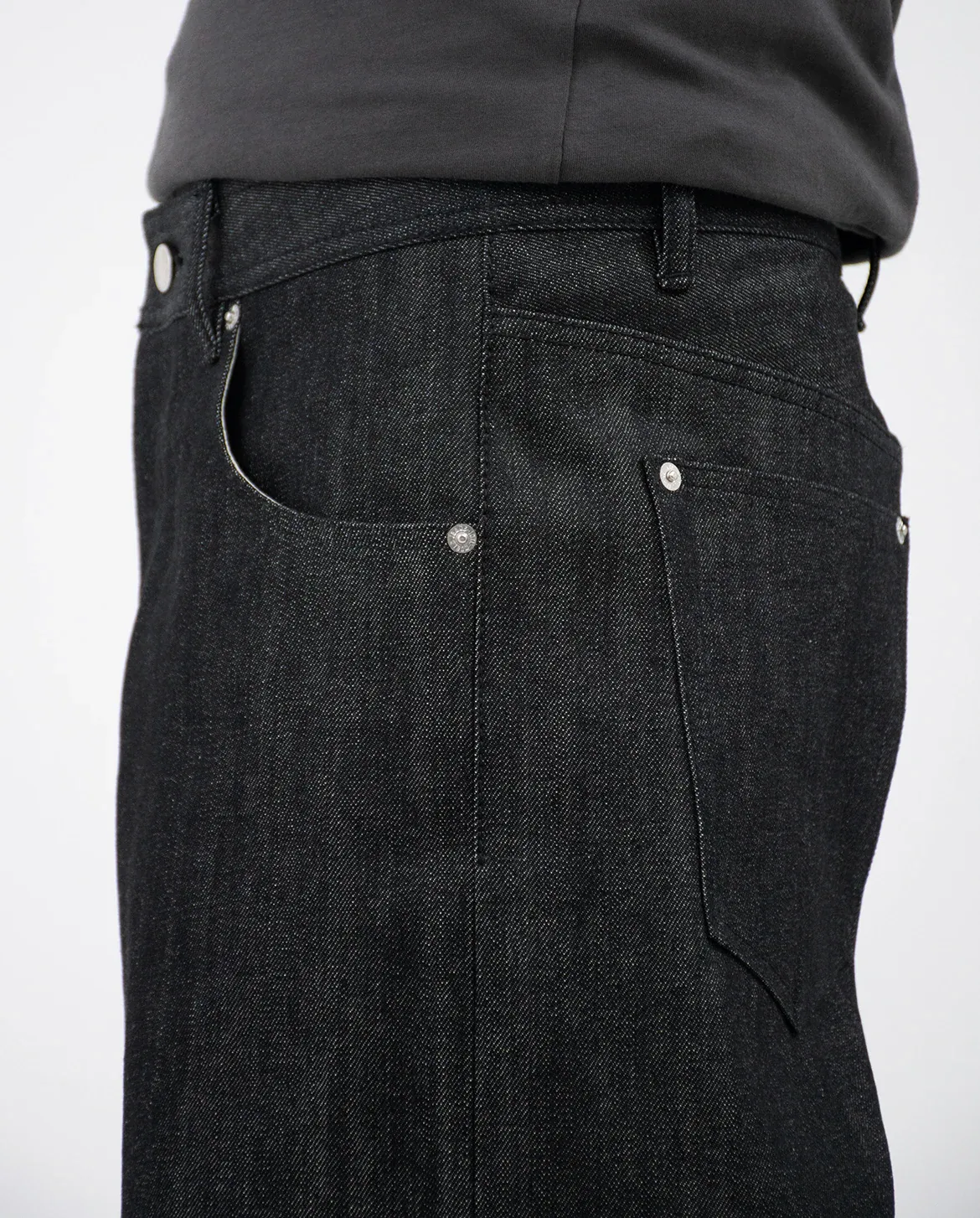 OKAYAMA RAW SELVEDGE BAGGY JEANS-Coordom