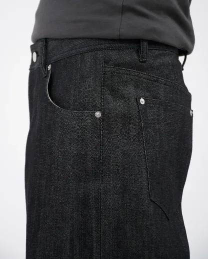 OKAYAMA RAW SELVEDGE BAGGY JEANS-Coordom