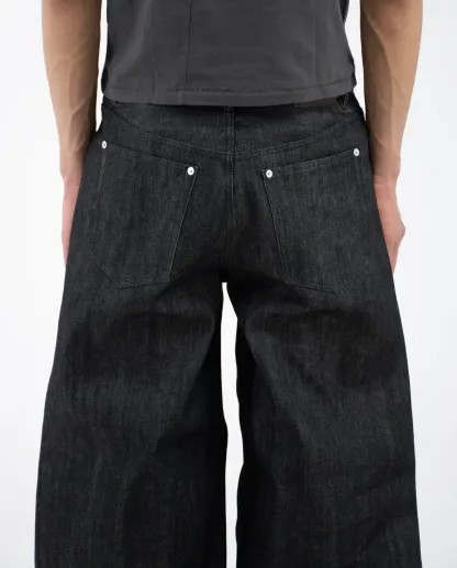 OKAYAMA RAW SELVEDGE BAGGY JEANS-Coordom