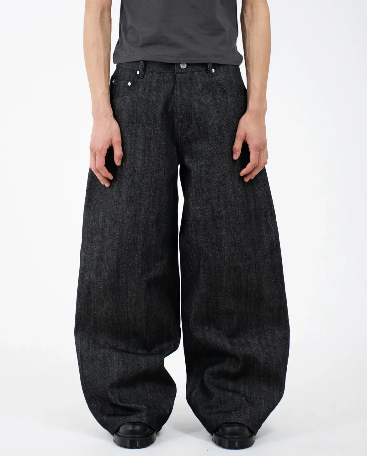 OKAYAMA RAW SELVEDGE BAGGY JEANS-Coordom