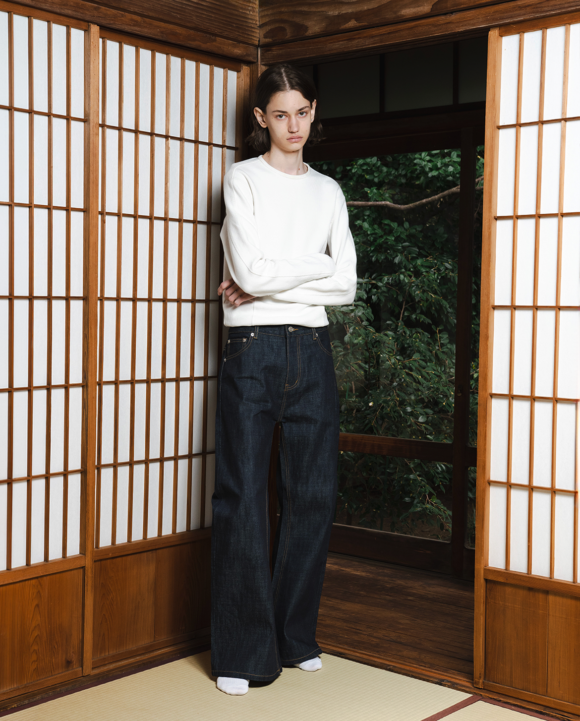 MENES Raw Selvedge Bootcut Jeans - Indigo | Restock: April 11, 8:00 PM JST-Coordom