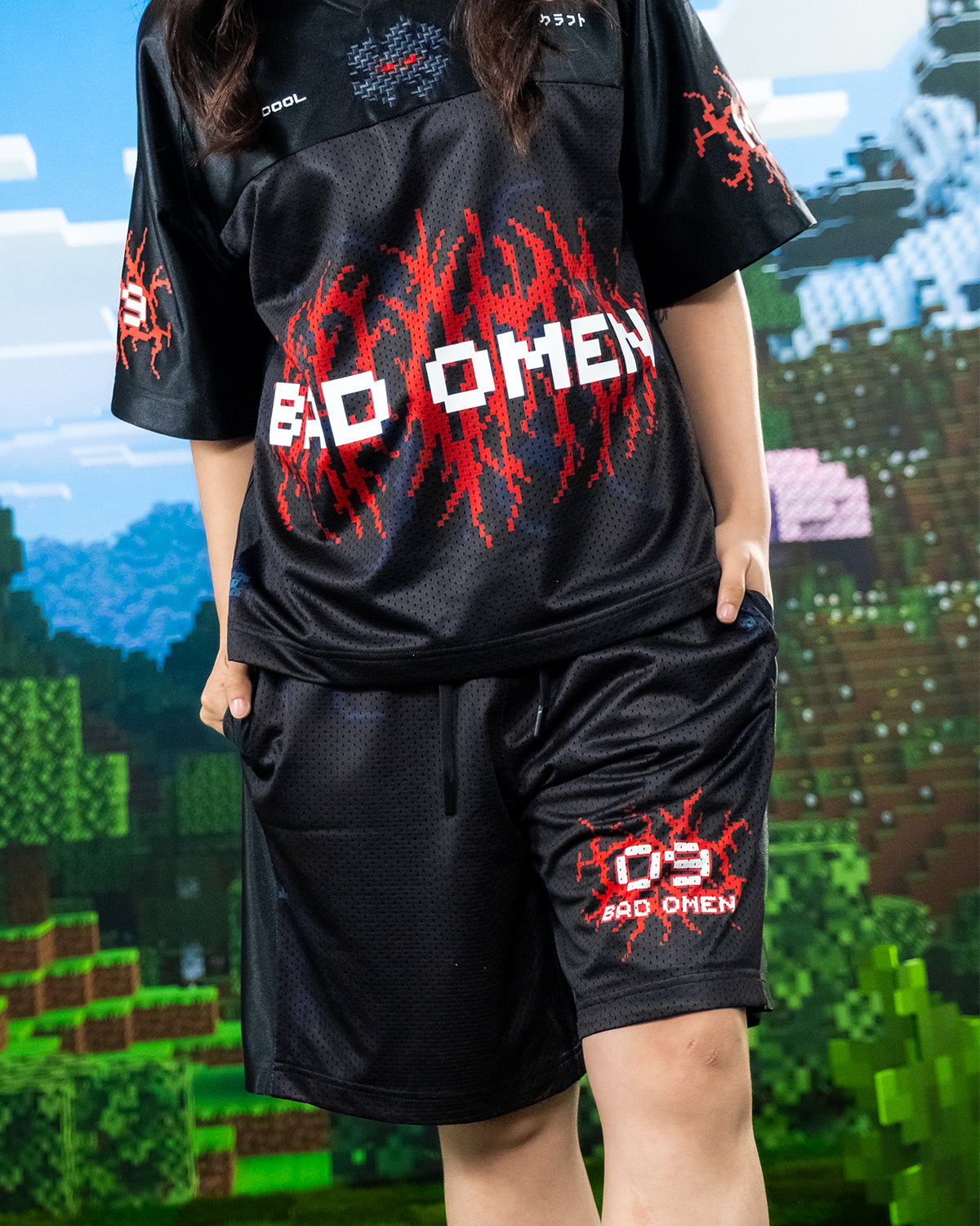  Bad Omen Shorts-Coordom