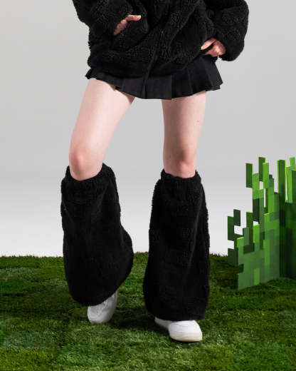  Sheep Sherpa Leg Warmers-Coordom