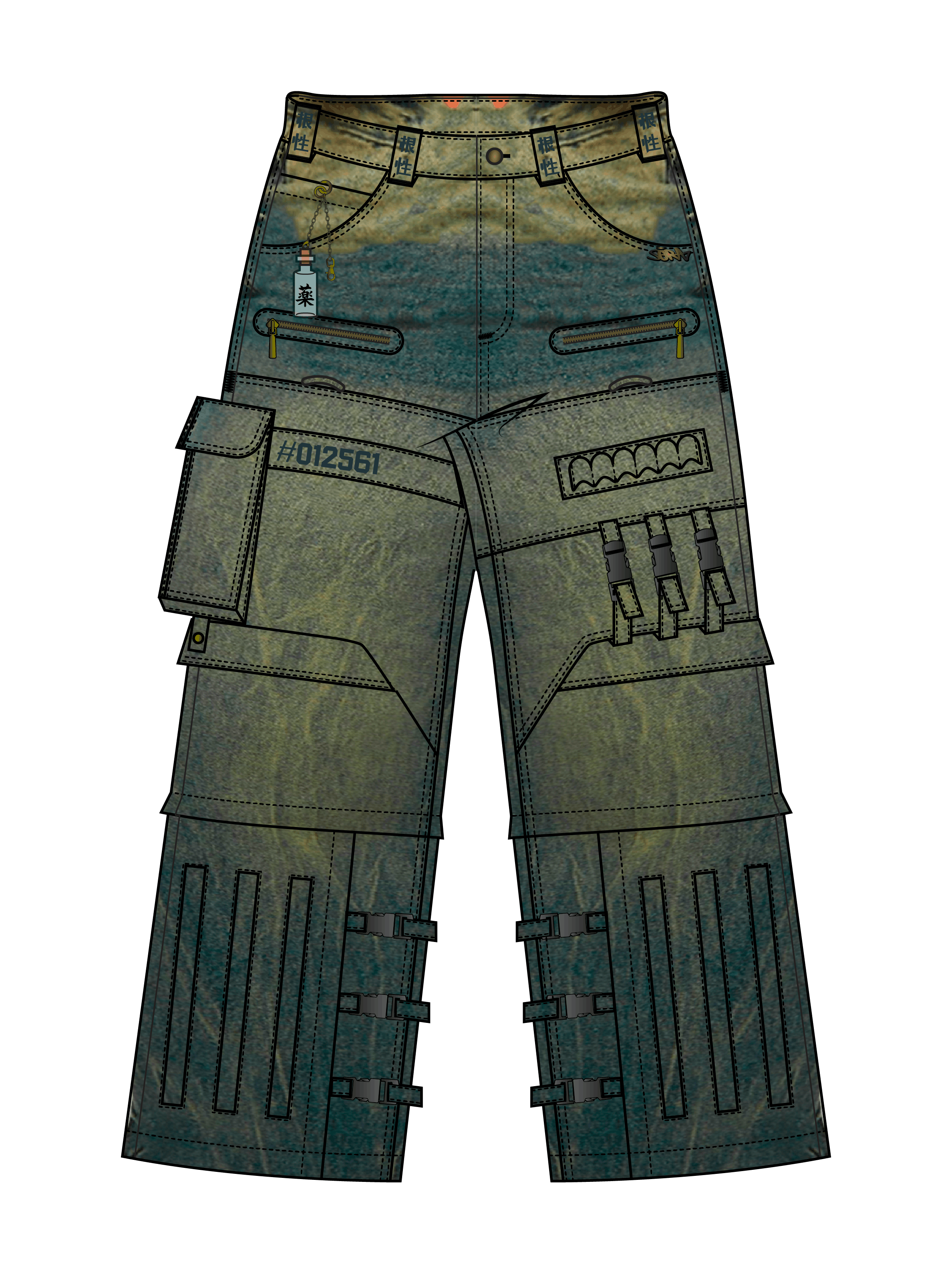 "NINJA" Cargo Pants-Coordom
