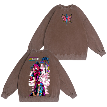 Jolyne Cujoh,JoJo Stone Ocean Washed T-shirt/Crewneck/Hoodie-Coordom