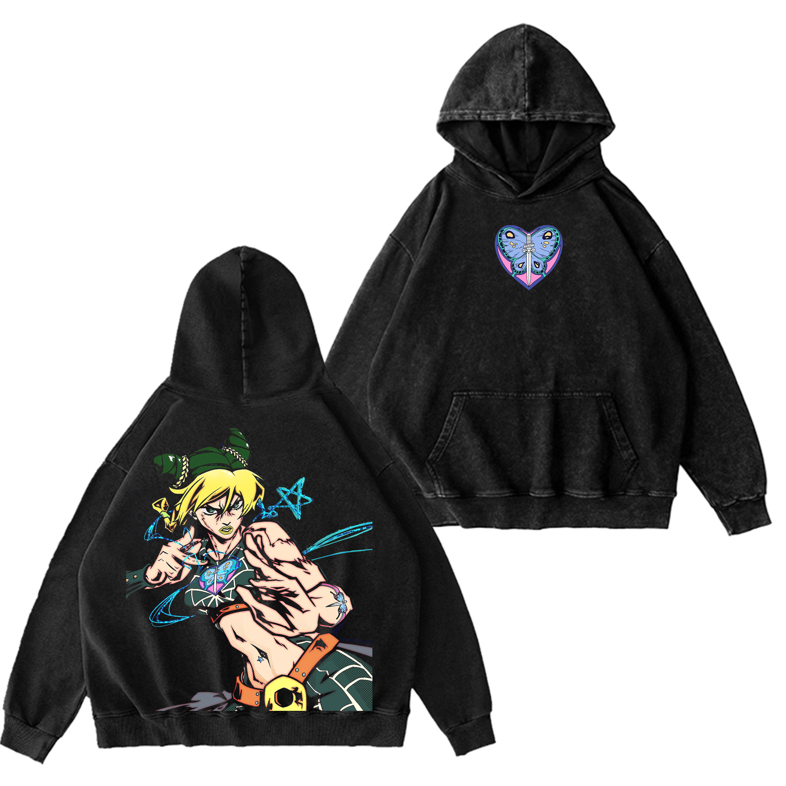 JoJo Stone Ocean Washed T-shirt/Crewneck/Hoodie-Coordom