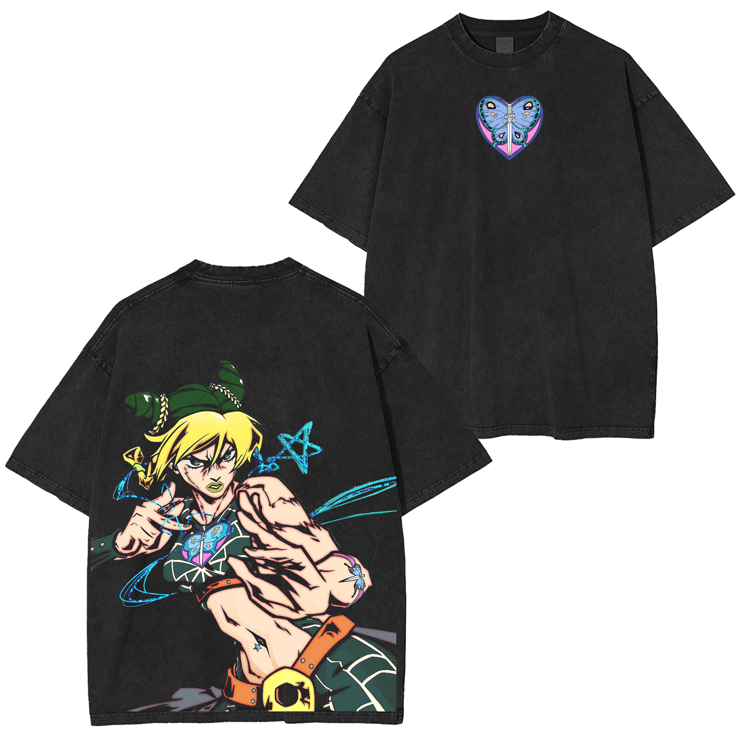 JoJo Stone Ocean Washed T-shirt/Crewneck/Hoodie-Coordom