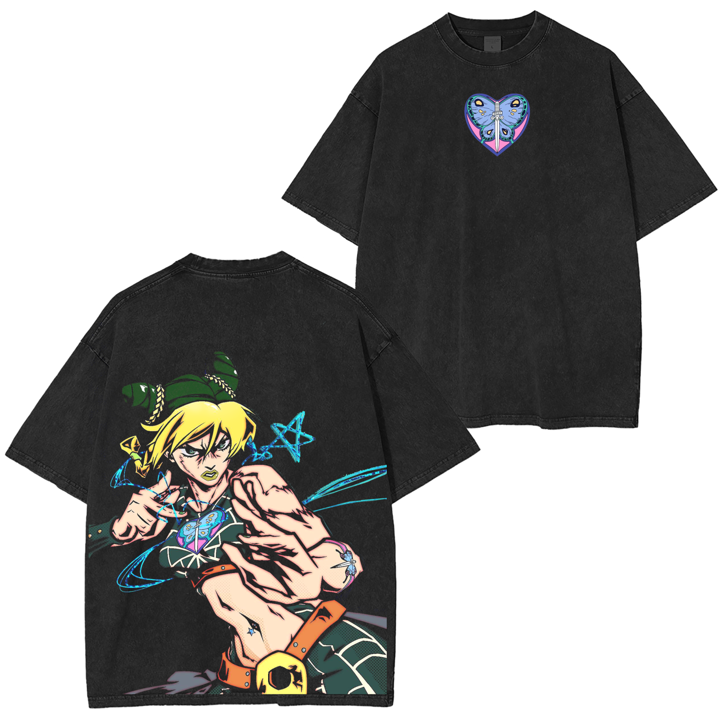 JoJo Stone Ocean Washed T-shirt/Crewneck/Hoodie-Coordom