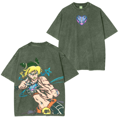 JoJo Stone Ocean Washed T-shirt/Crewneck/Hoodie-Coordom