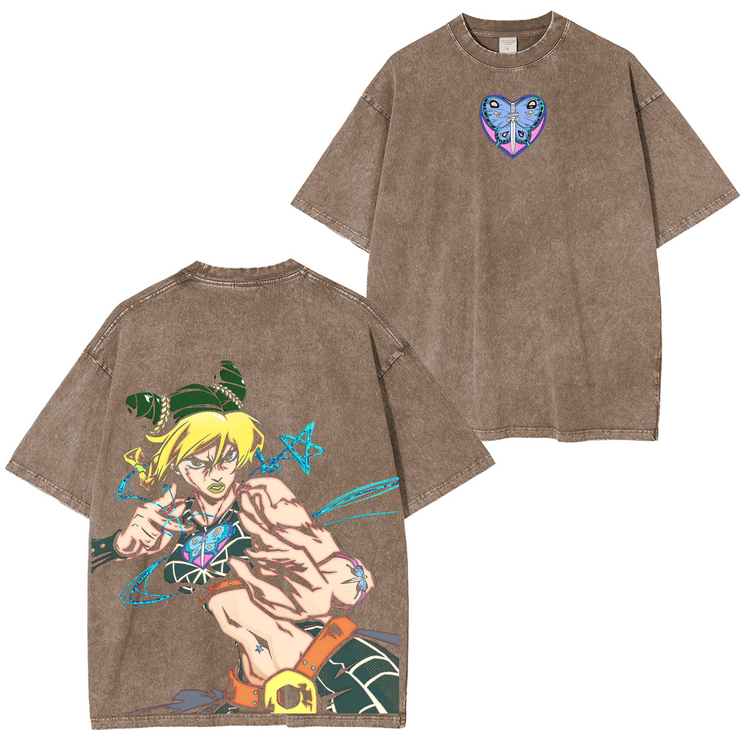 JoJo Stone Ocean Washed T-shirt/Crewneck/Hoodie-Coordom