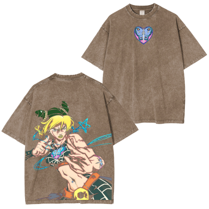 JoJo Stone Ocean Washed T-shirt/Crewneck/Hoodie-Coordom