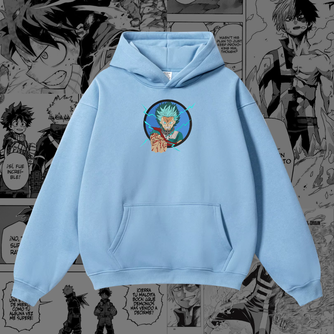 Izuku Midoriya Embroidered Hoodie | My Hero Academia Inspired-Coordom