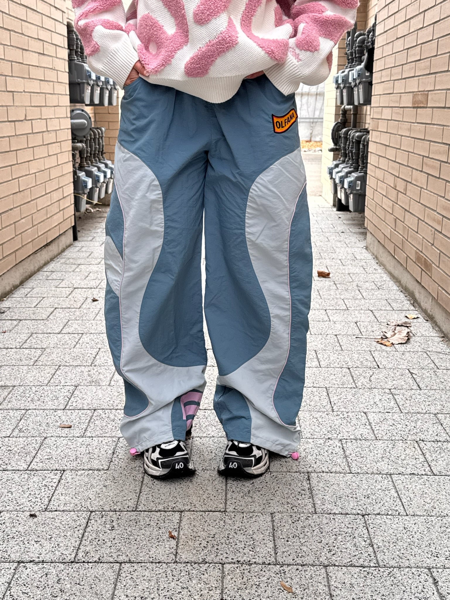 "WHY ME?" Parachute Pants-Coordom