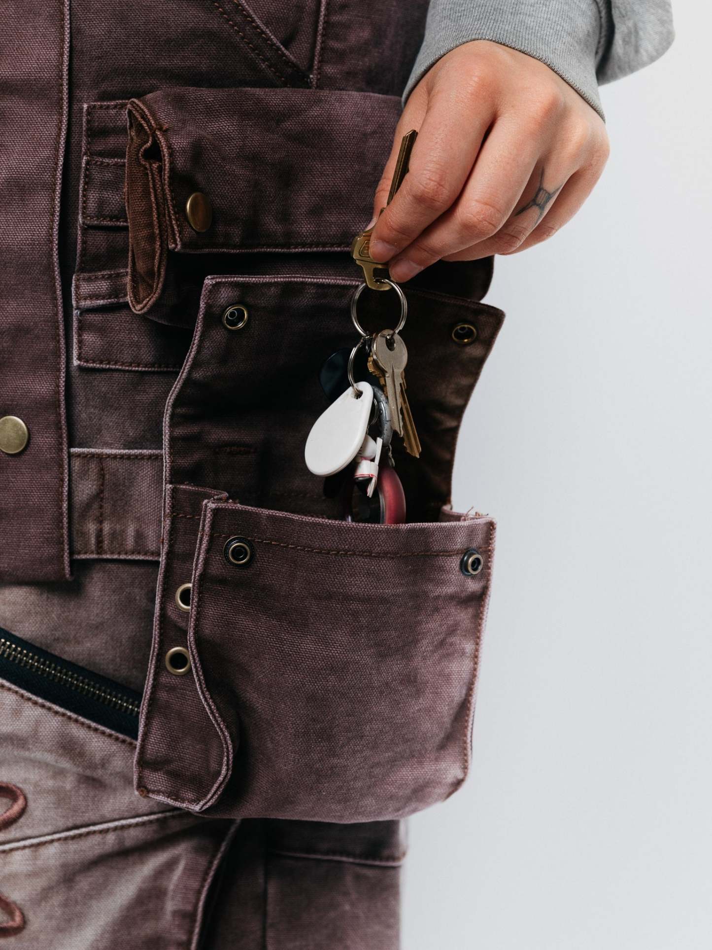 "ACADEMY" Cargo Pants Brown-Coordom