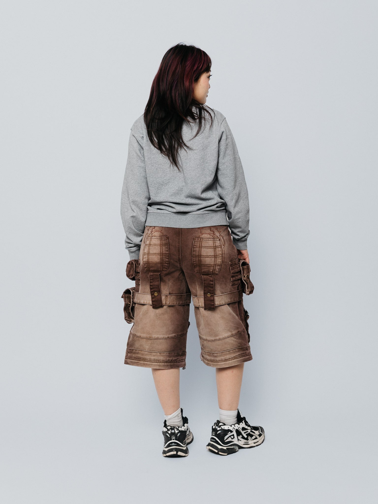 "ACADEMY" Cargo Pants Brown-Coordom