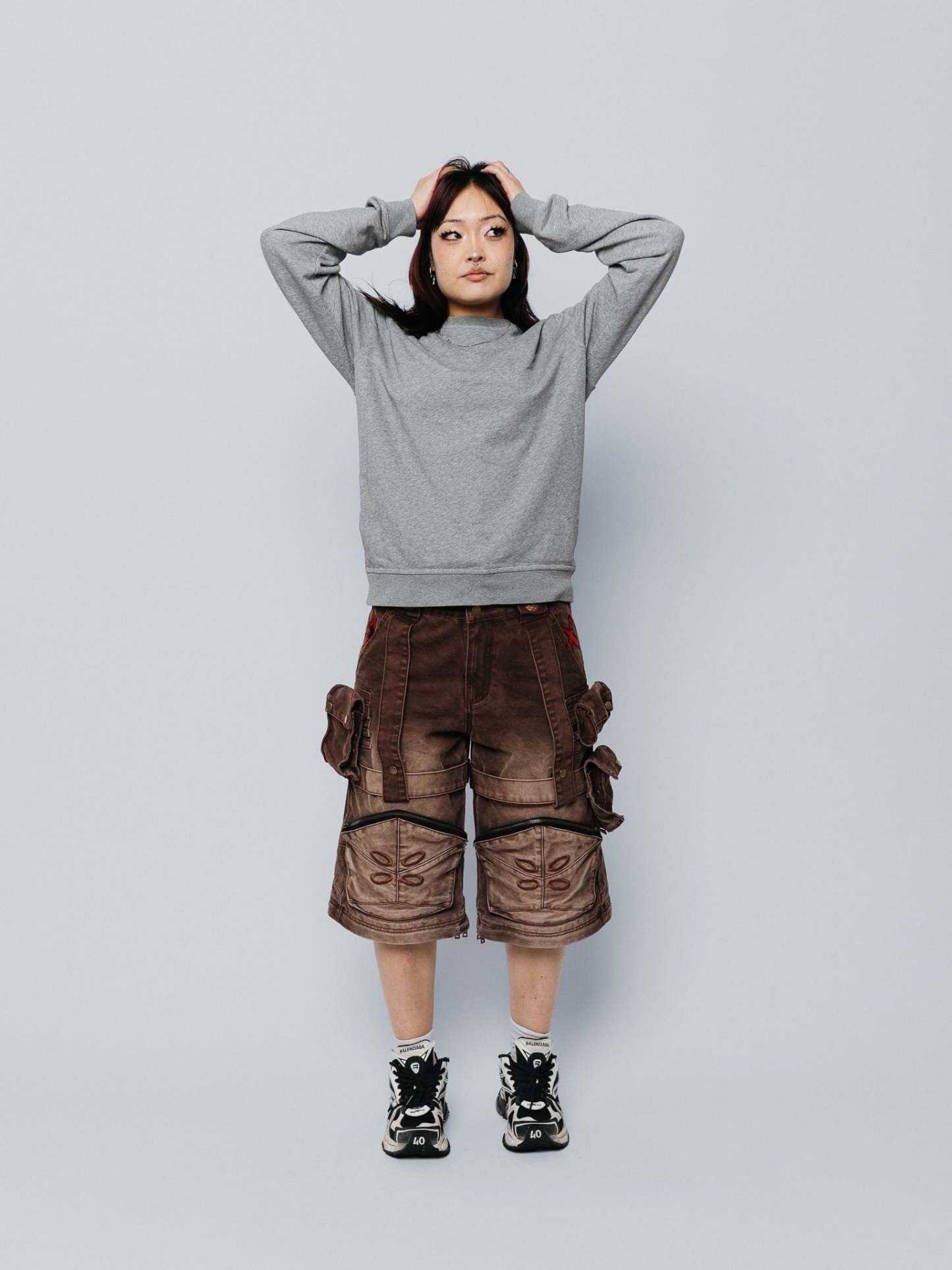 "ACADEMY" Cargo Pants Brown-Coordom